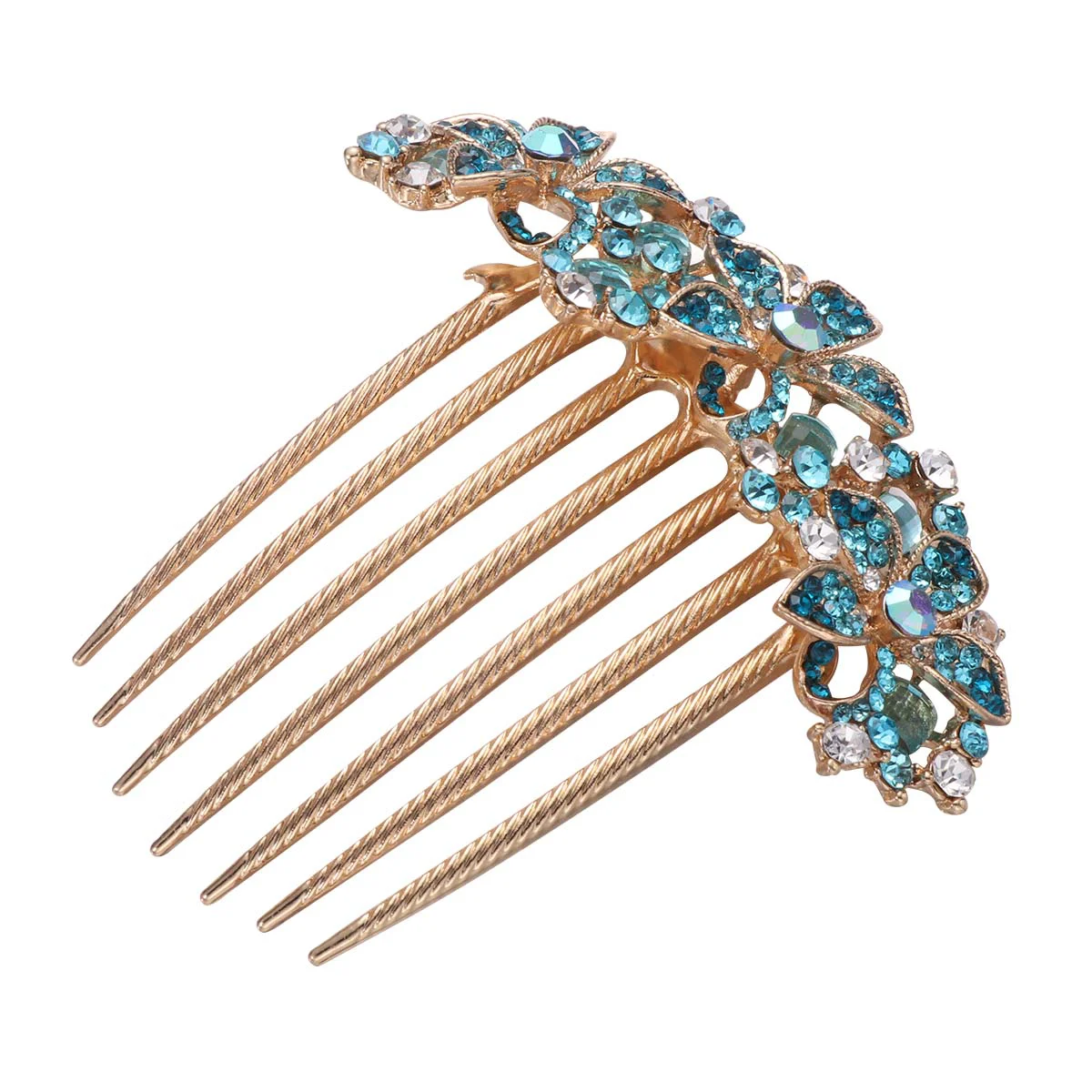 

Hair Insert Comb Elegant Hairpin Accessories Rhinestone Headdress Barrettes Women Headpiece Decor Wedding