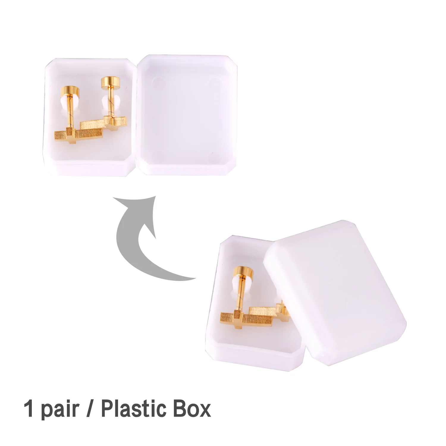 Tiny Stainless Steel Stud Earrings For Women Girls Love Heart Cross Hypoallergenic No Fade Piercing Stud Earrings For Party 2024