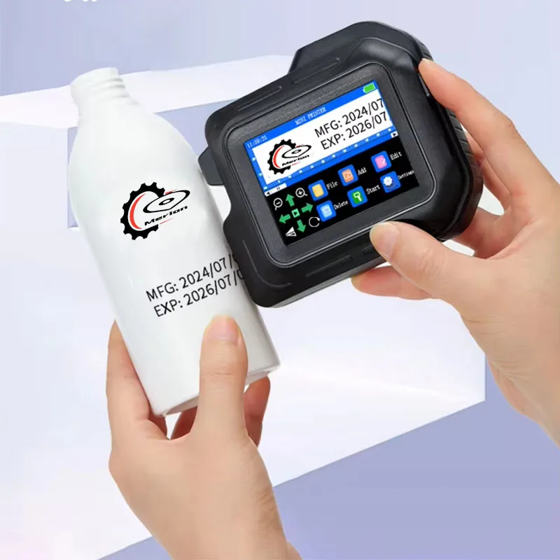 0.5Inch Portable Mini Printer 2.8inch Touchscreen Inkjet Printer Expire Date QR Barcode Logo Label Printing Machine