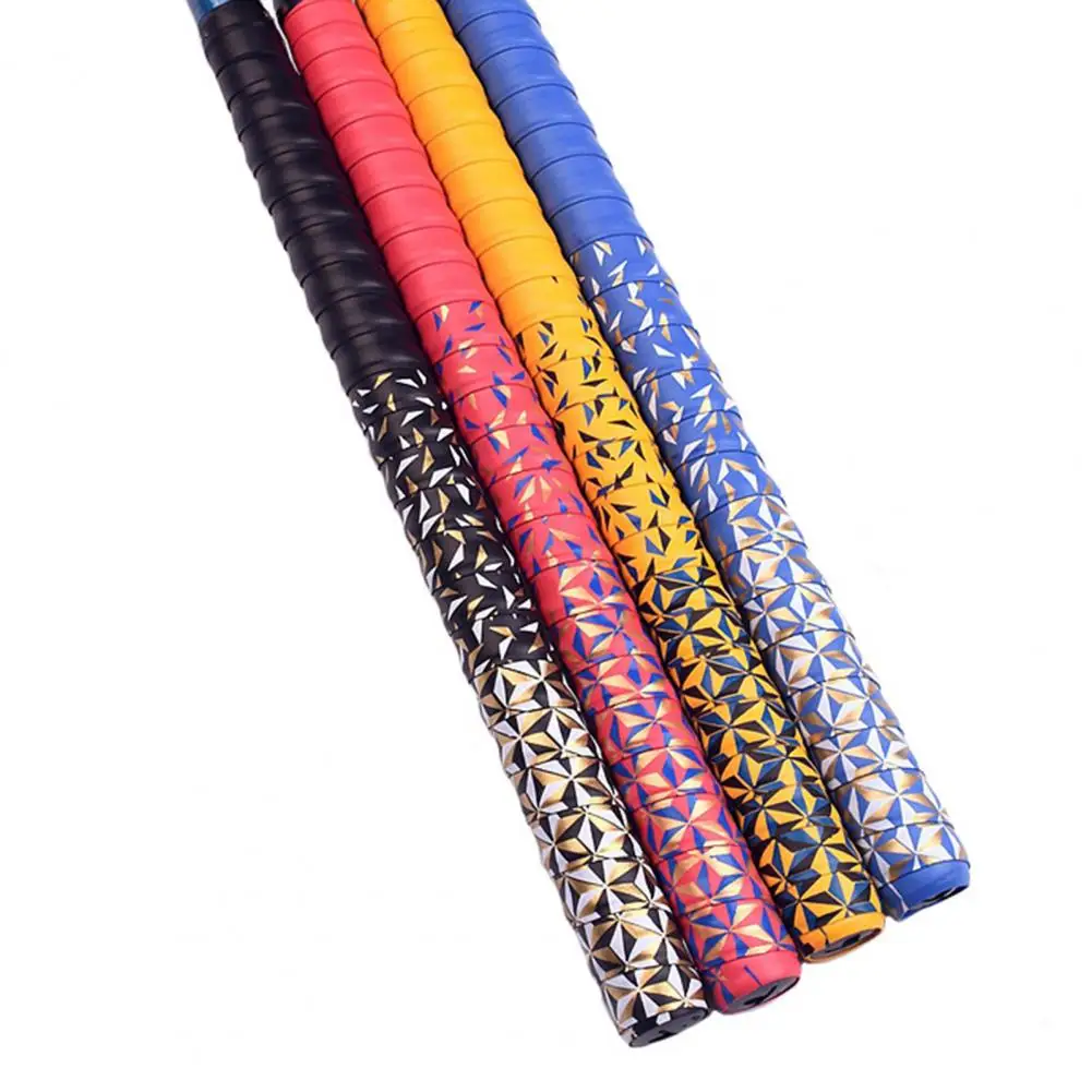 Anti-slip Grip Tape Anti-slip Tennis Racket Grip Tape for Sweat Absorption Shock-proof Protection Elastic Overgrip for Fishing