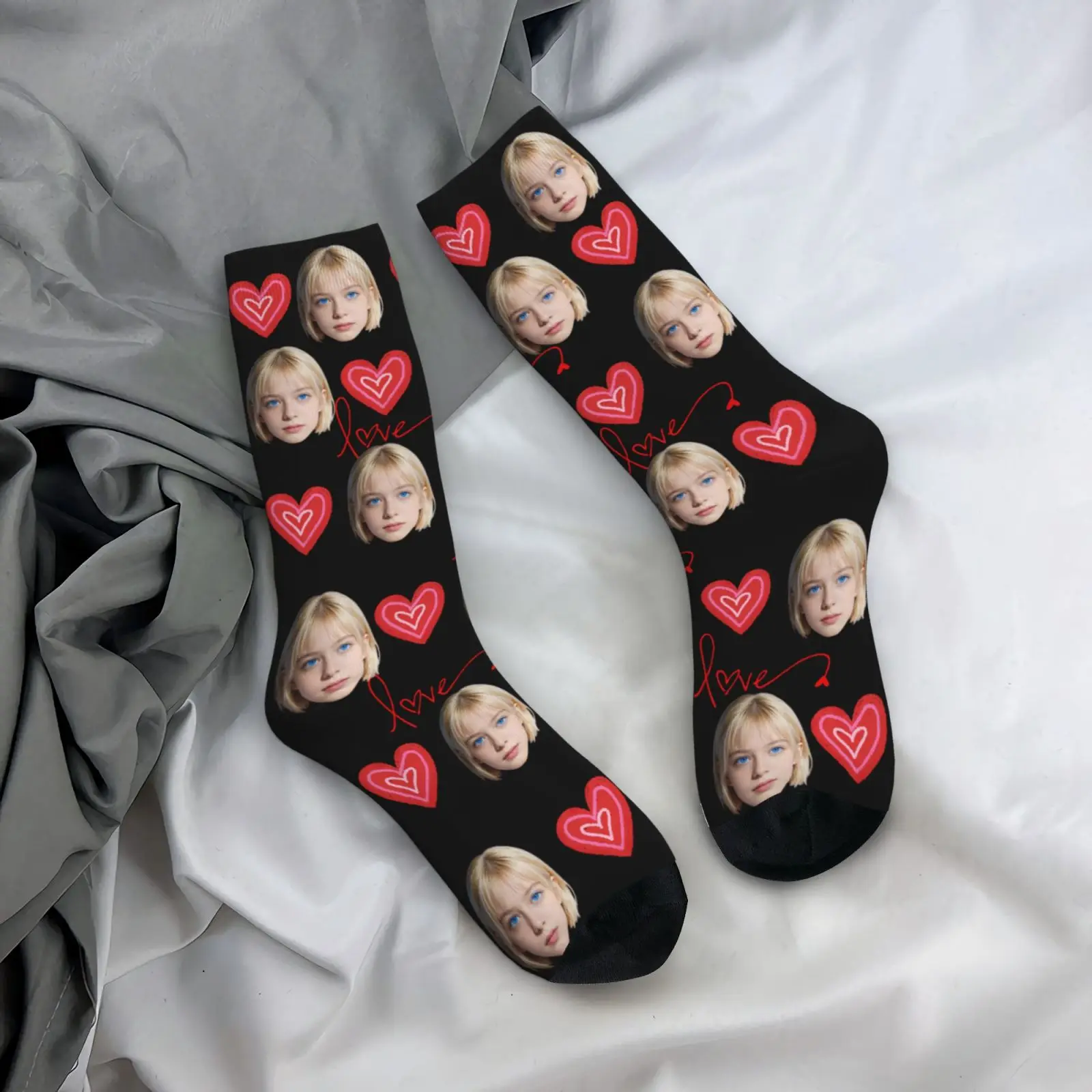 Custom avatar socks for men and women custom photo socks personalized picture socks photo socks personalized gifts view 4