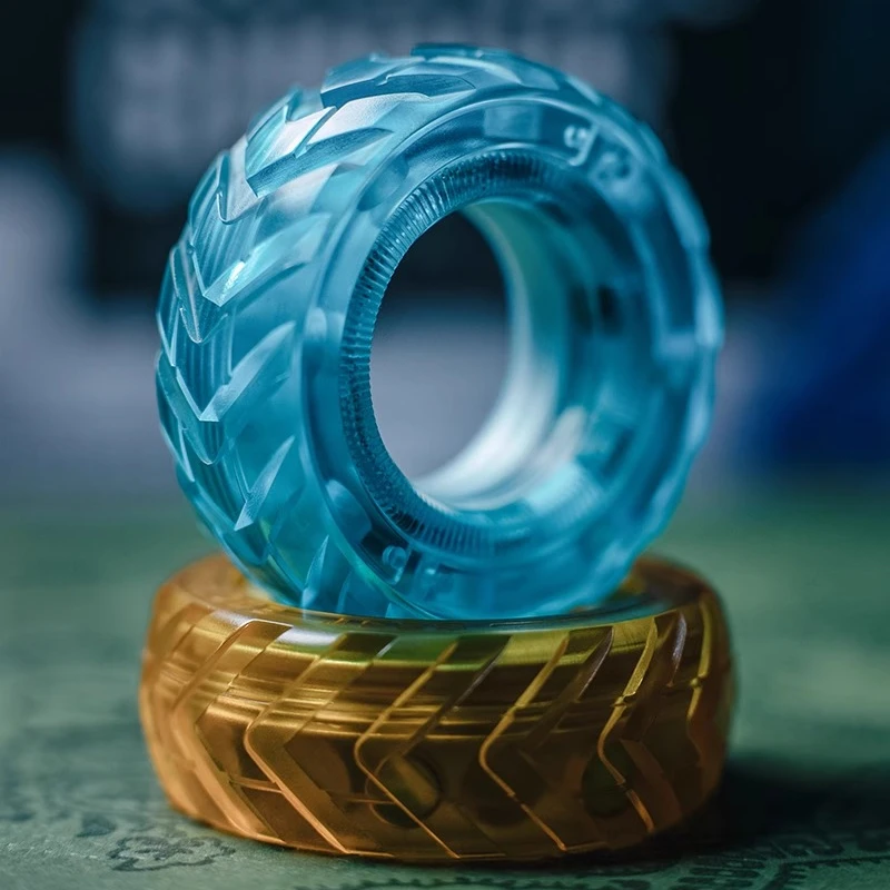 Anneau de paragraphe mécanique, roue à cliquet, carte à poussée magnétique, curseur, Fidget Roller Spinner EDC, soulagement du Stress, jouet sensoriel, anxiété