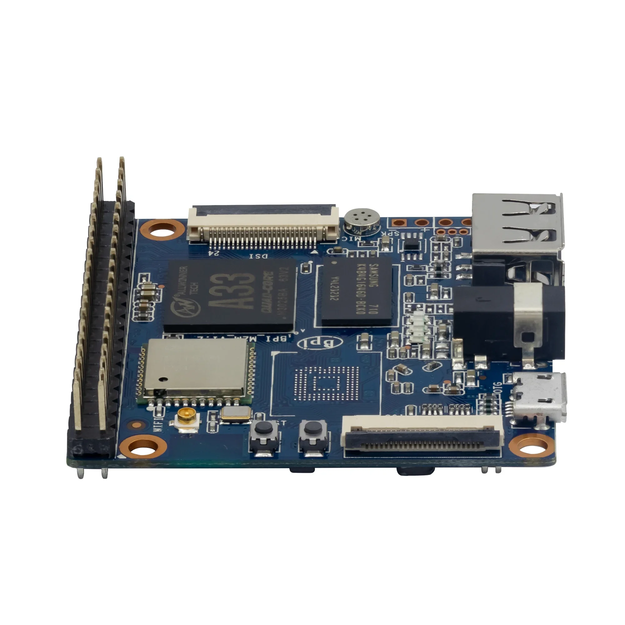 Banana PI BPI-M2M Allwinner A33 Quad Core 512MB DDR3 ไม่มี eMMC รองรับ CSI DSI WIFI BT 4.0 Run Android 6.0 และ Linux Ubuntu Tina
