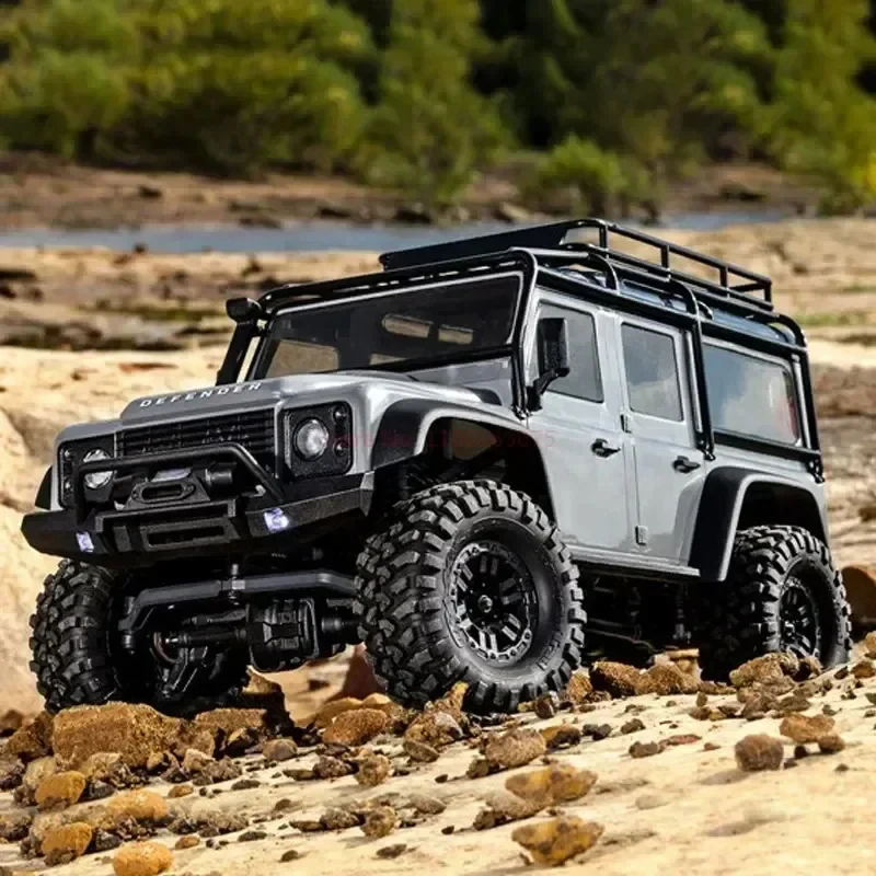 Traxxas nowy 1/18 Mini TRX4M Land Rover Liema zdalnie sterowany elektryczny pojazd wspinaczkowy pojazd terenowy zabawka prezent dla chłopca