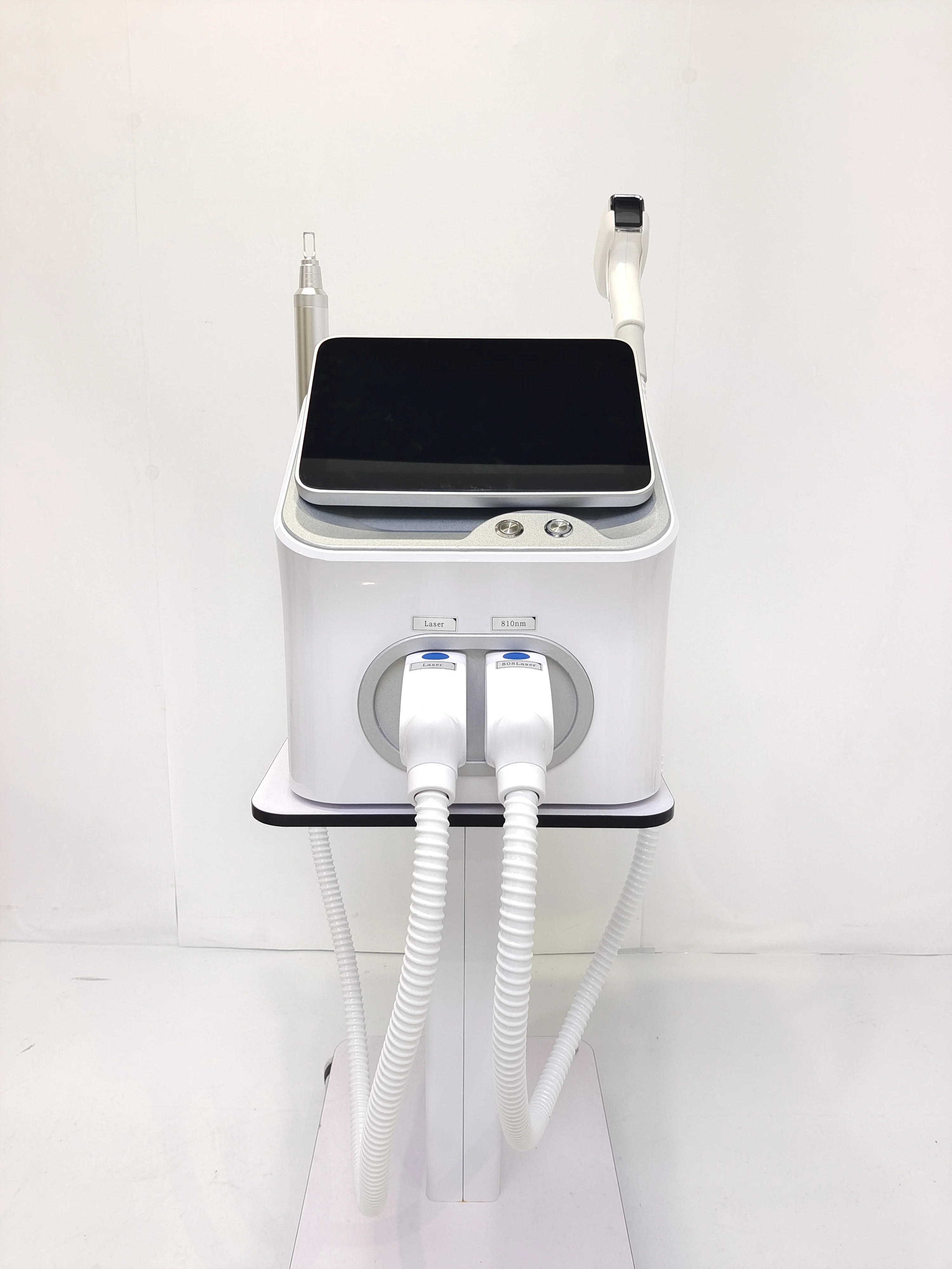 Mesin Penghilang Rambut Laser Nd Yag Dioda 808nm 2-In-1 Peralatan Salon Kecantikan Penjualan Terlaris Alat Penghilang Rambut Profesional