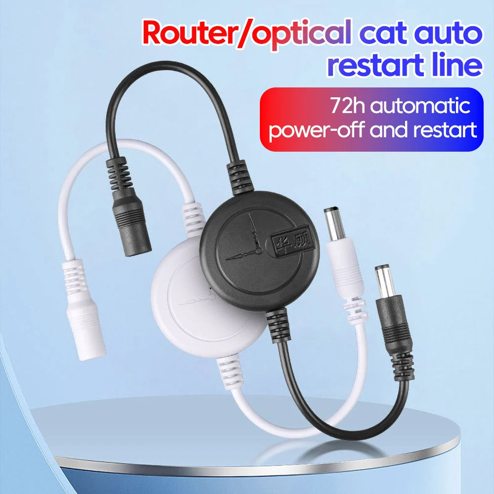 5 V-15 V WLAN-Router Reset Rebooter Automatisches Neustart-Kabel 72 Stunden WLAN-Router Timing Automatische Abschaltung Reset-Kontrollleitung