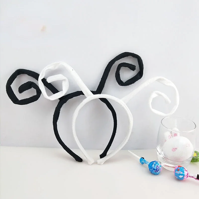 1pcs Butterfly Antenna Headband Black Bug Costume Accessory for Girls Women Halloween Fancy Dress Cosplay Hairband