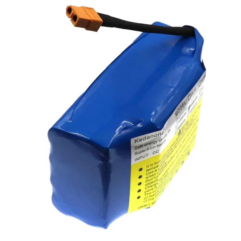 New Arrival 36V 4400mAh 10S2P Lithium Battery Pack XT60 Plug BMS Protection Replacement Battery for Hoverboard Electric Scooter