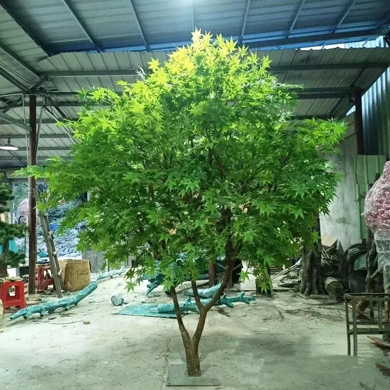 【2026】Large Outdoor Indoor 1M 2M Green Natural Artificial Bonsai Plant Pine Artificial Bonsai Tree For Garden Decoration 6