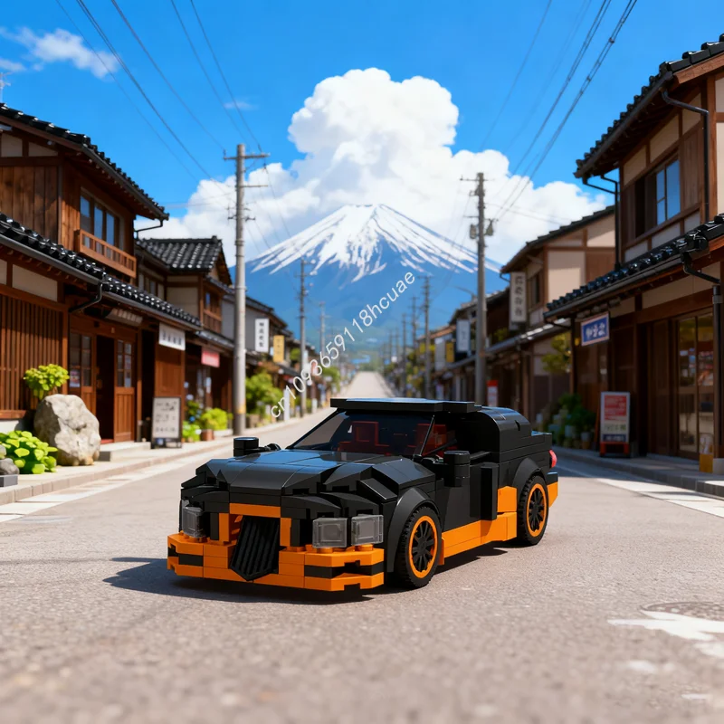 

334 шт. MOC Bugatti Veyron City Champions, модель строительных блоков, сборная игрушка, креативная идея, кирпич, рождественские подарки, детский день рождения