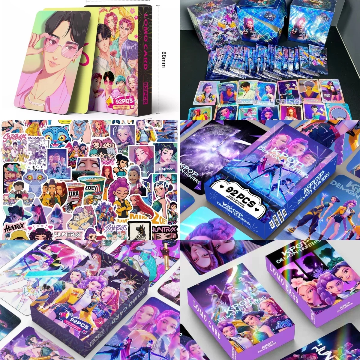 

Hot Kpop Demon Hunter for Boys Girls Students Fashion Cute Cartoon Anime Collect Cards Gifts for Kids Birthday Holiday Presents