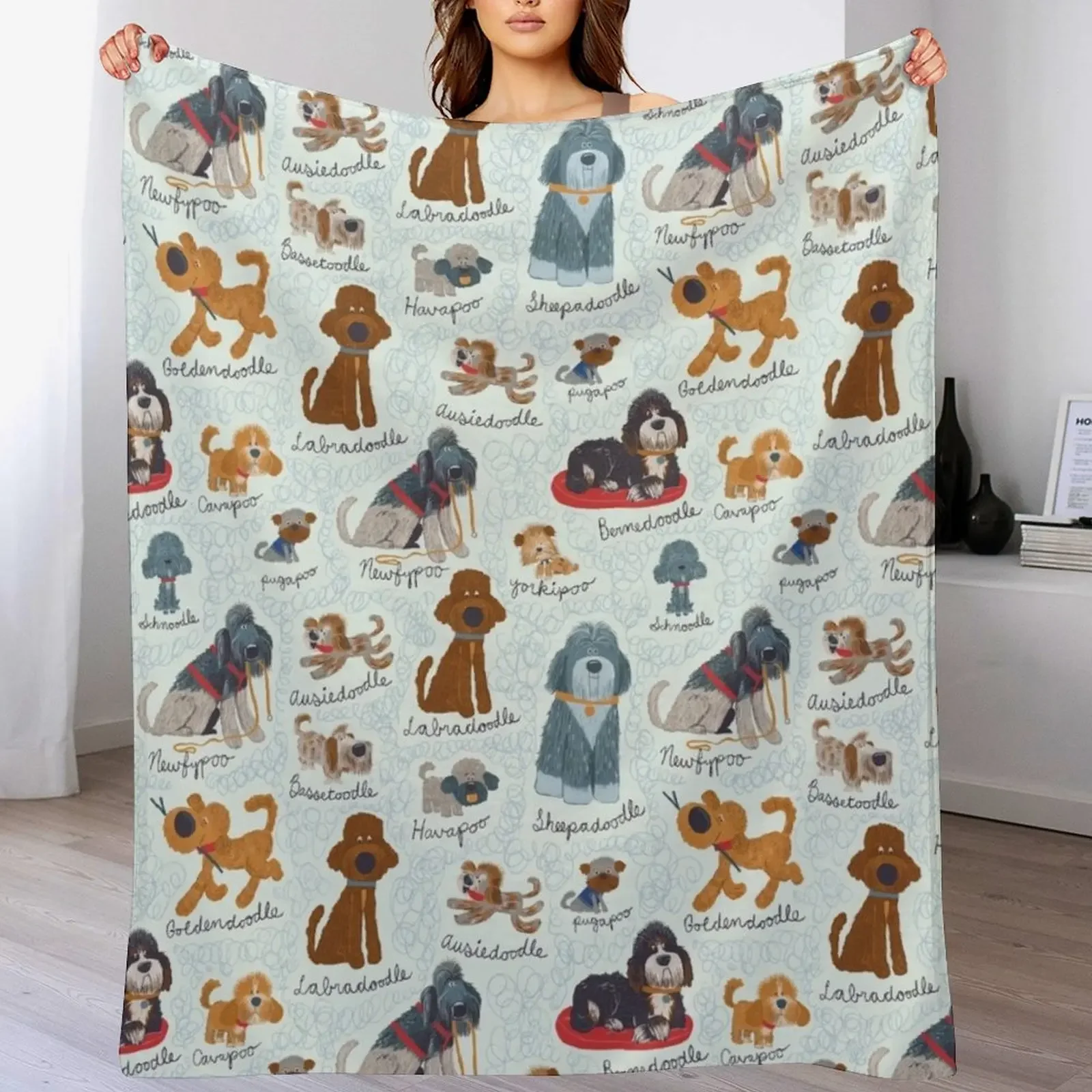 

Oodles of Doodles Throw Blanket Luxury St Soft Beds Hair Decorative Throw Blankets