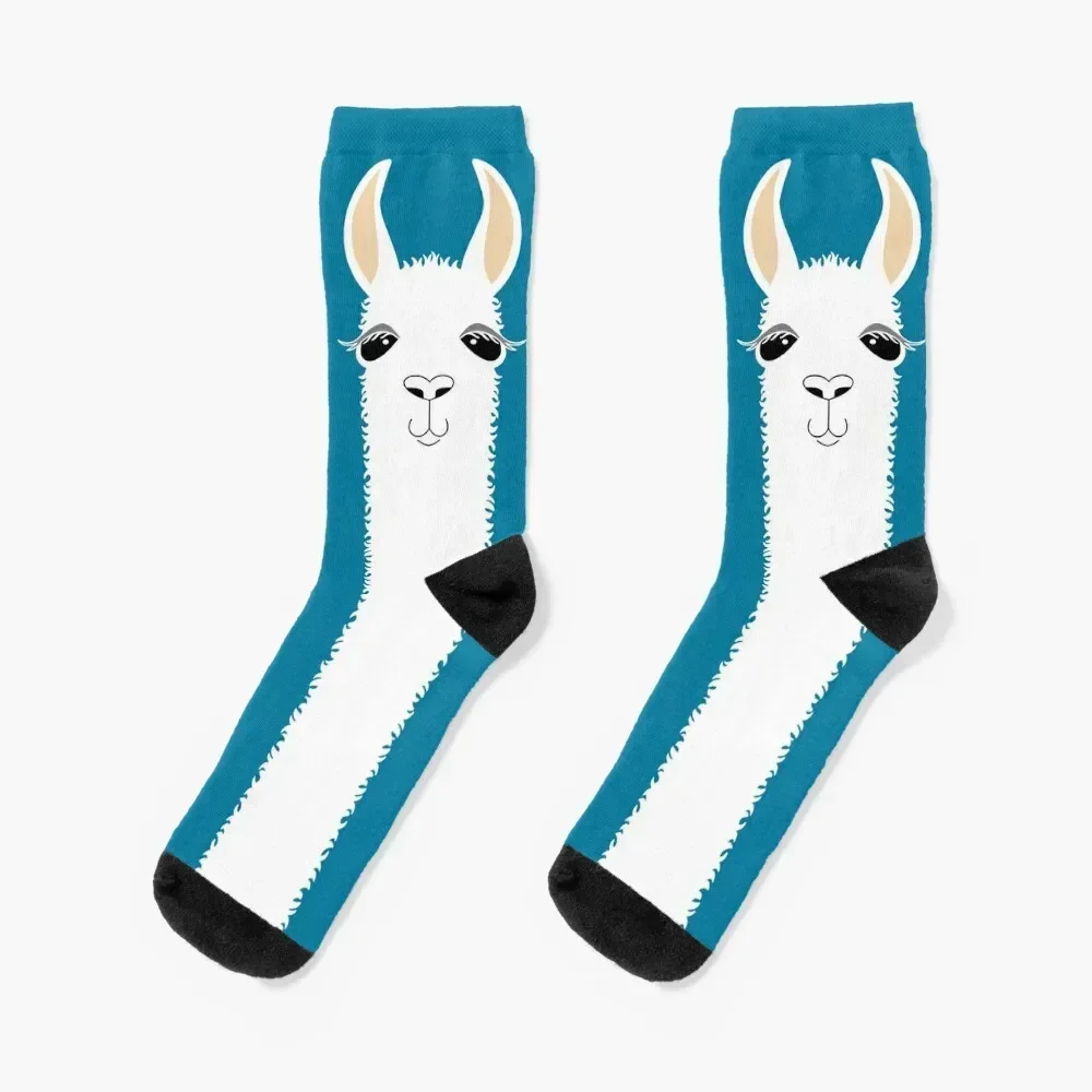 

LLAMA PORTRAIT #10 Socks Sports winter gifts Socks Woman Men's