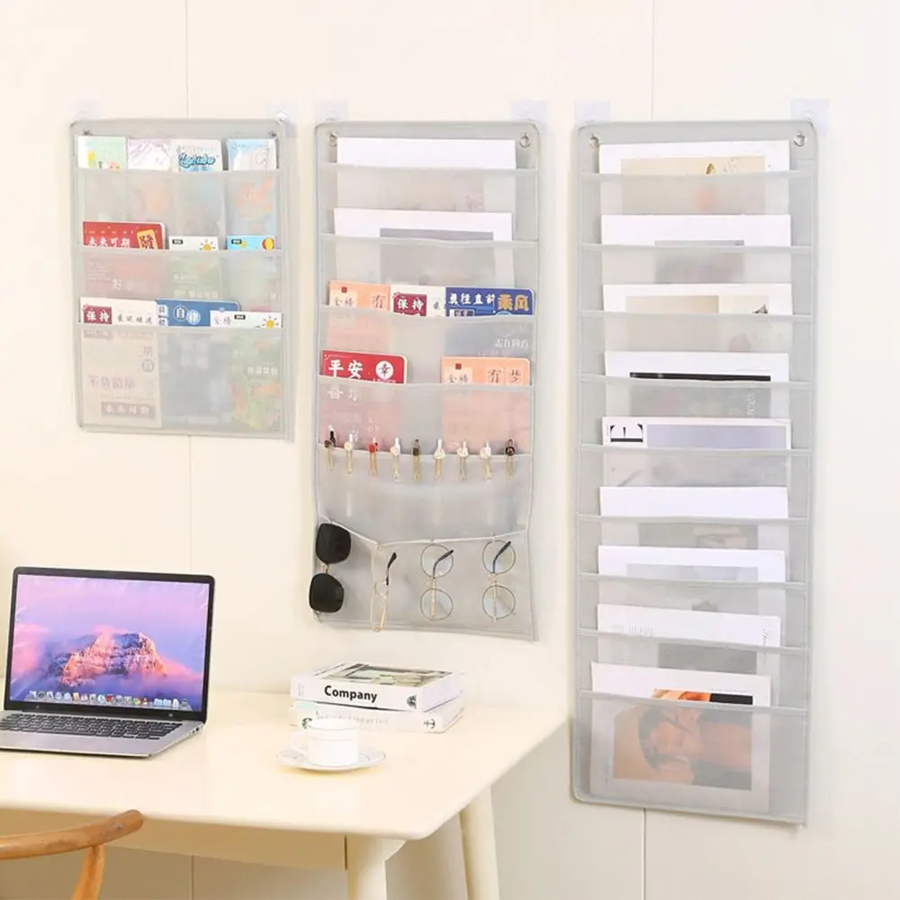 

Подвесная сумка для хранения документов из нетканого материала, карманная диаграмма, складная сумка для хранения книг, большая вместимость, прочный подвесной файл