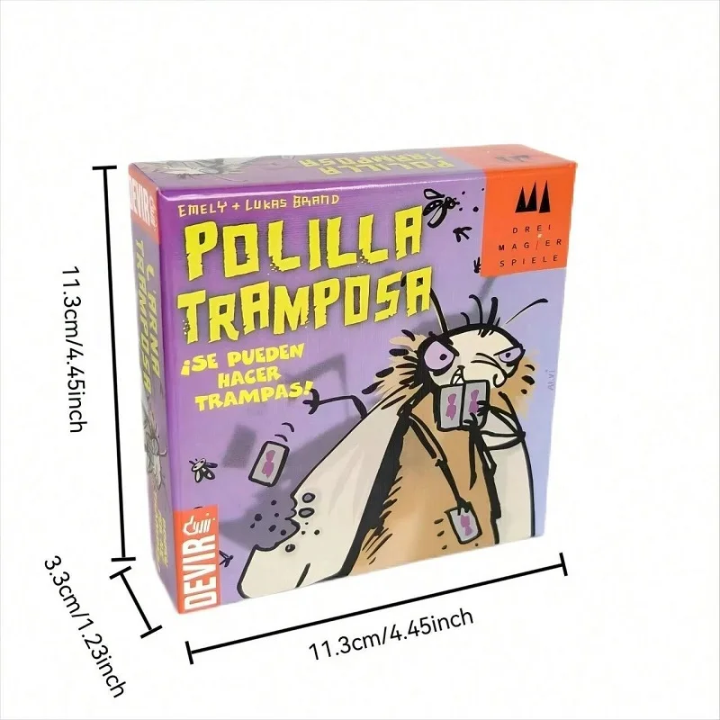 Cross-border Explosions Hard Box Version of POLILLA TRAMPOSA Spanish Cheating Moth Is A German Cockroach Board Game.