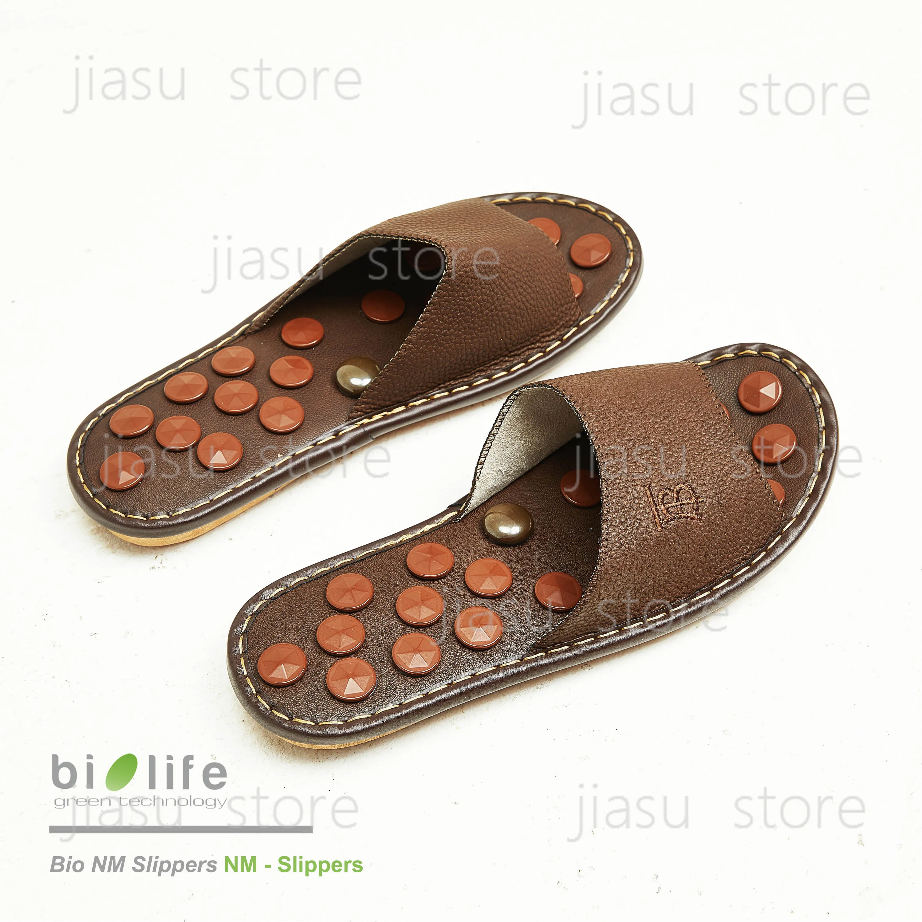 

Health Ceramic Tourmaline Foot Massage Mat with Infrared Therapy Slippers