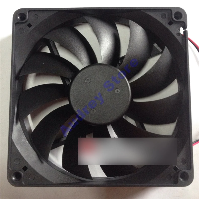 13525 DFB132512H 12V 3W 0.25A 2-wire 13.5cm chassis cooling fan 1700RPM Double ball bearing air blower