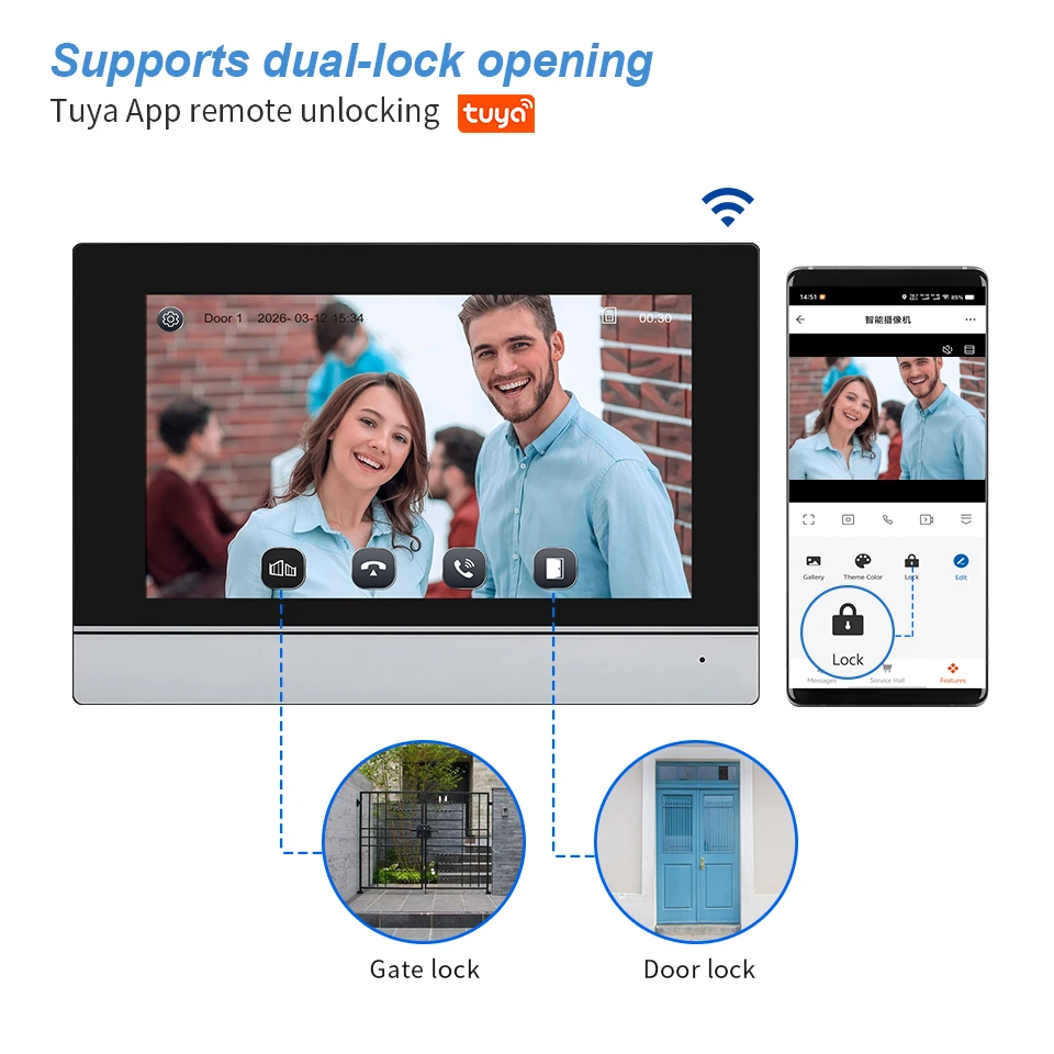 Novo Interfone Inteligente WIF - Home Security Prices avaliação e preço