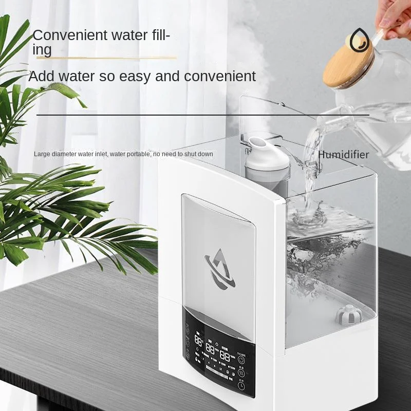 New 5.5L warm fog household mute humidifier Fog living room bedroom regular remote control constant humidity aromatherapy