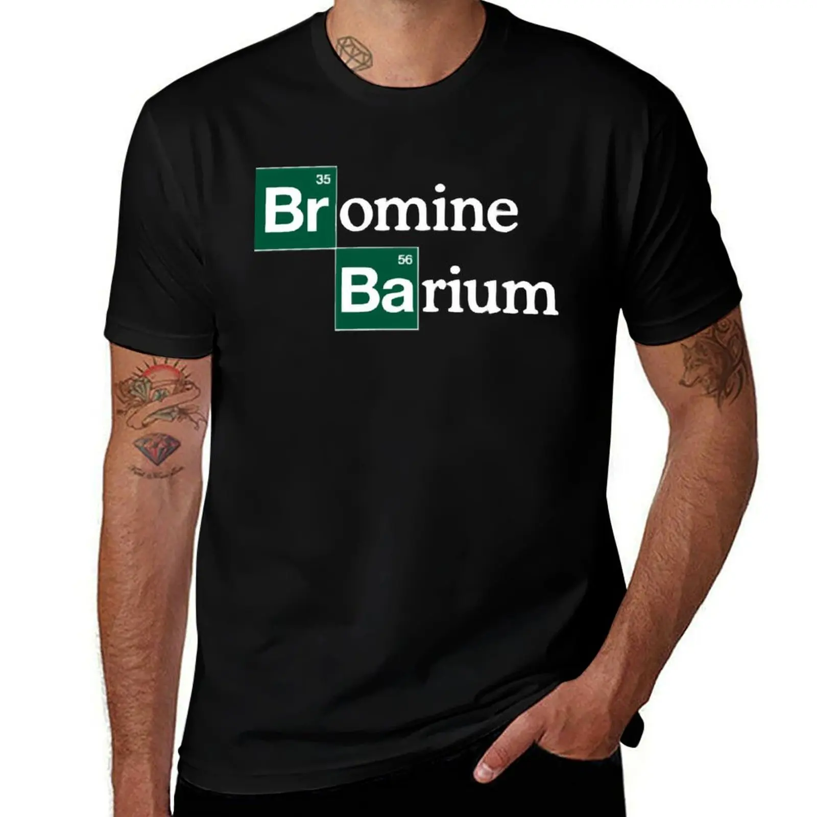 

Bromine and Barium Funny Science T-Shirt t shirts designer man t shirts for men casual