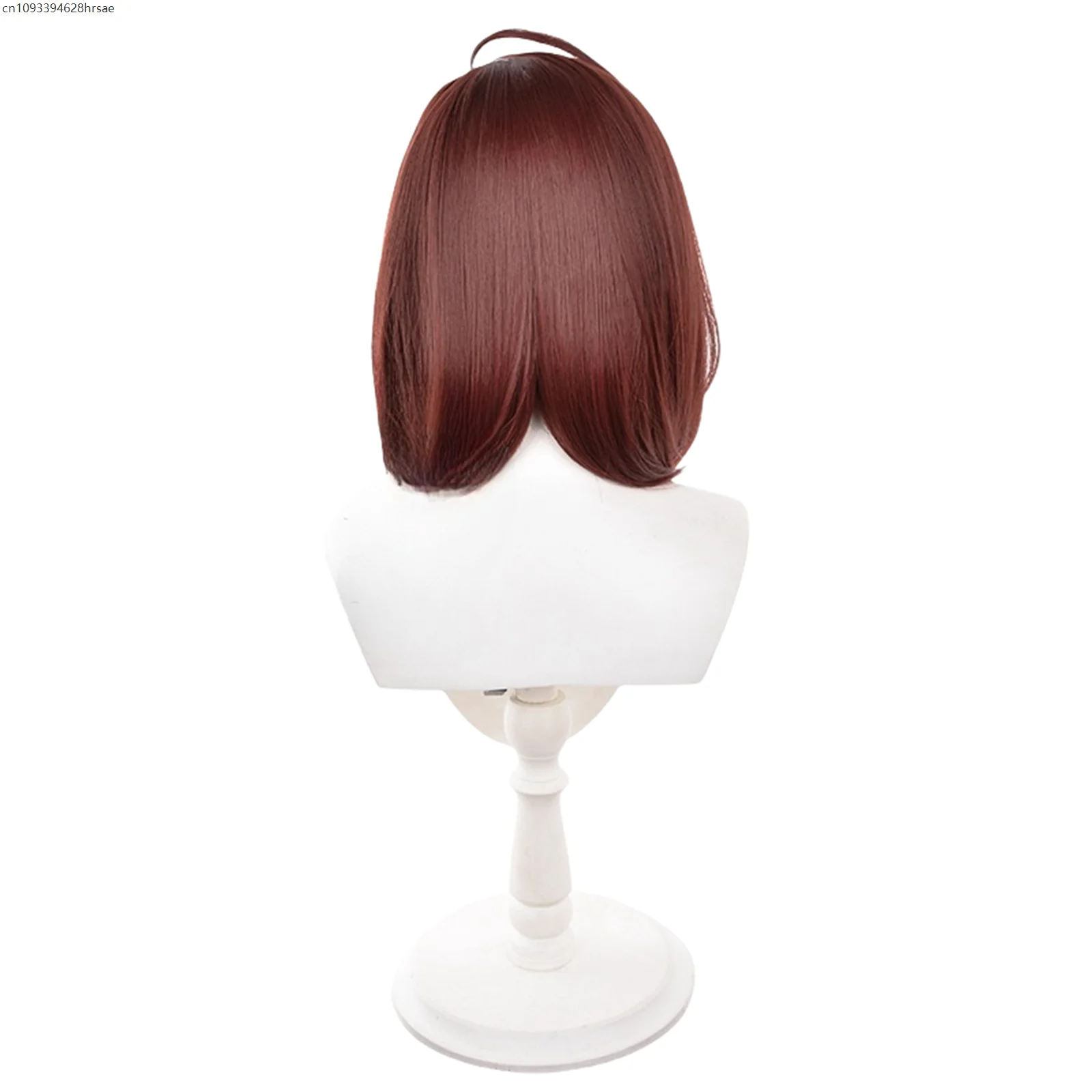 باروكة كوسبلاي أنيمي براون شعر قصير لحفلة الهالوين للنساء والفتيات أزياء لعب الأدوار الدعائم 2025