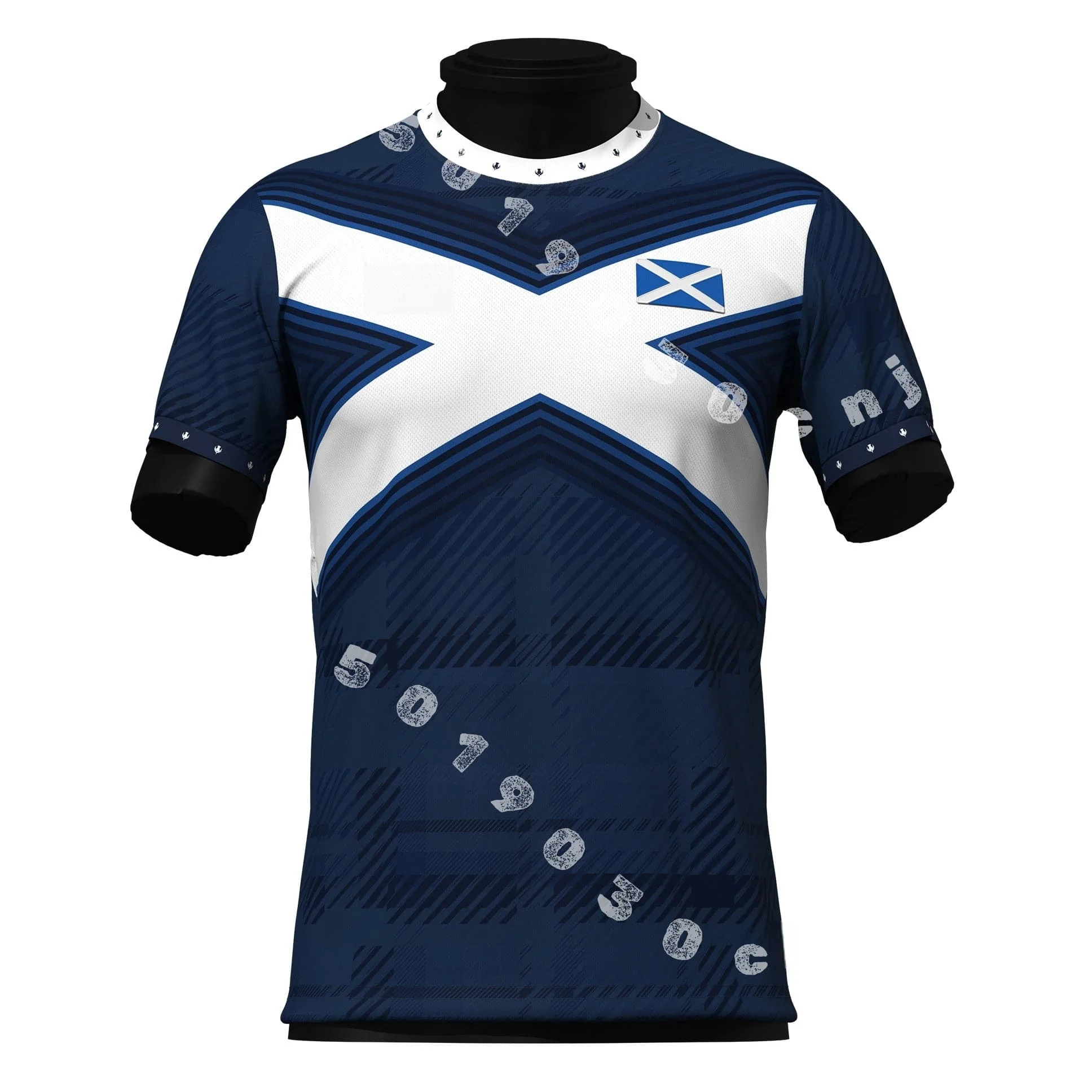 2026 Summer New Scotland Football Jersey Family Matching T-shirt Suitable for Daily and Training Wear Y2K Family Kids Tees Tops