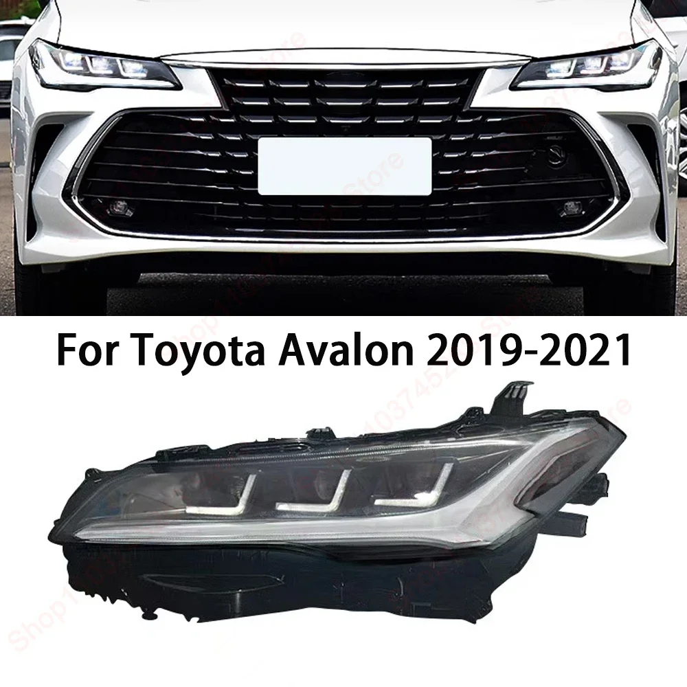 

Автомобильные фары для Toyota Avalon 2019-2024 Avalon, светодиодные фары DRL, динамический указатель поворота, линза проектора, автоаксессуары