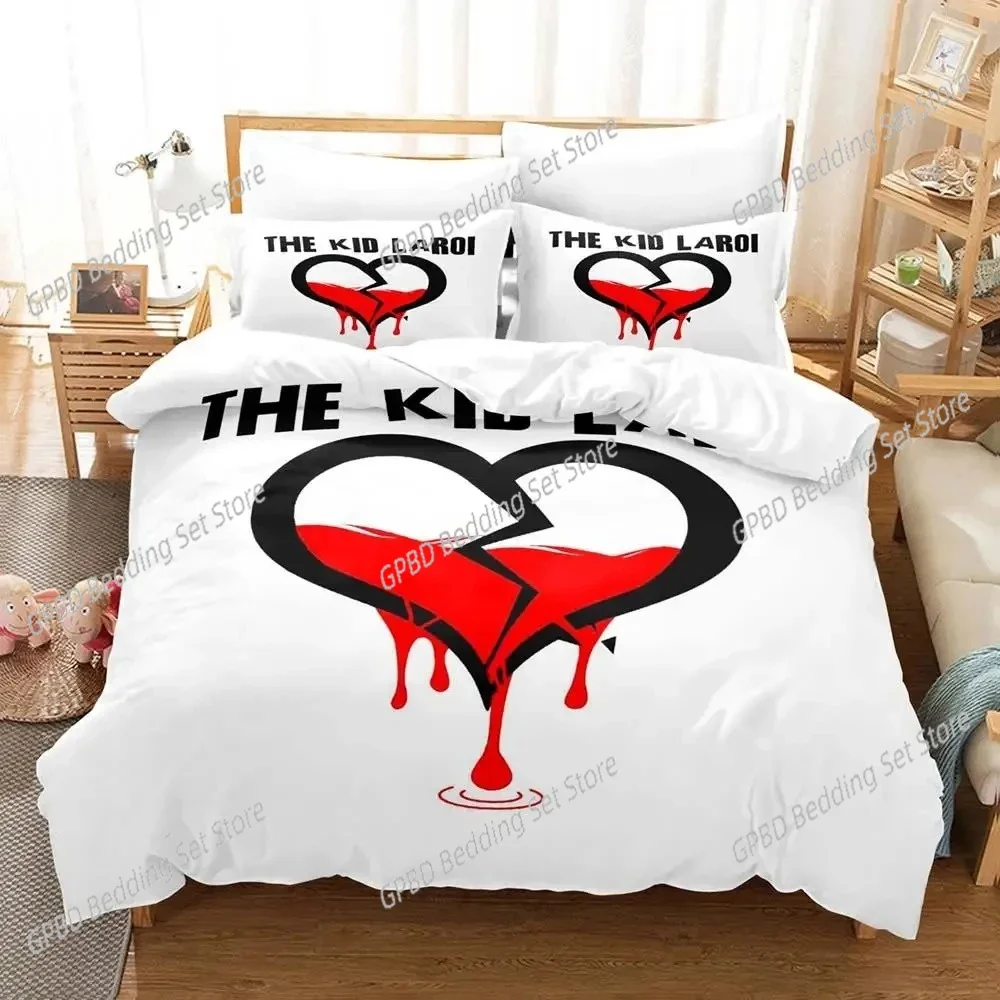 

3D Print Singer The Kid LAROI Comfortable Duvet Quilt Cover Pillowcase Bedding Set Children Bedroom Decoration Home Textile