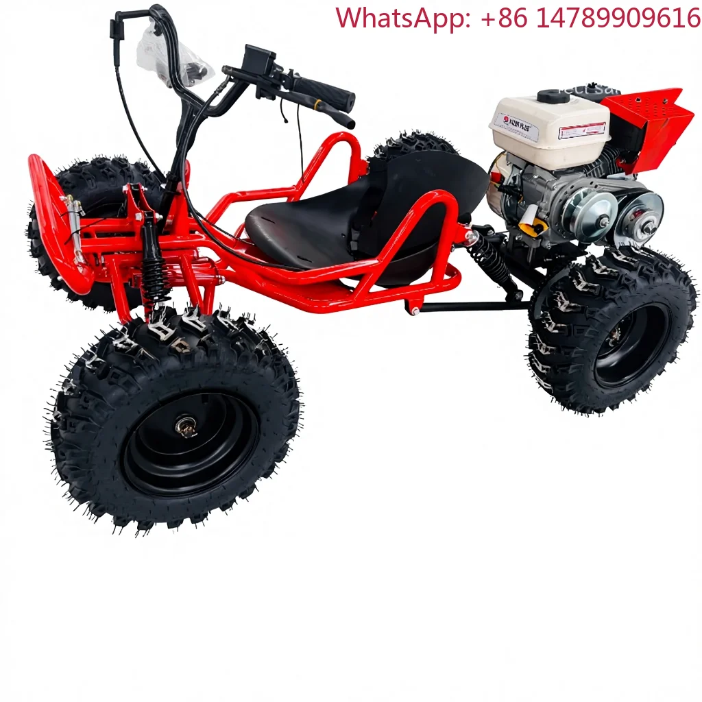Off-Road Passion,Lifestyle Vibe212cc Four-Stroke All-Terrain Off-Road Kart For Adults Four-Wheel Beach Drift Car With 150kg Load