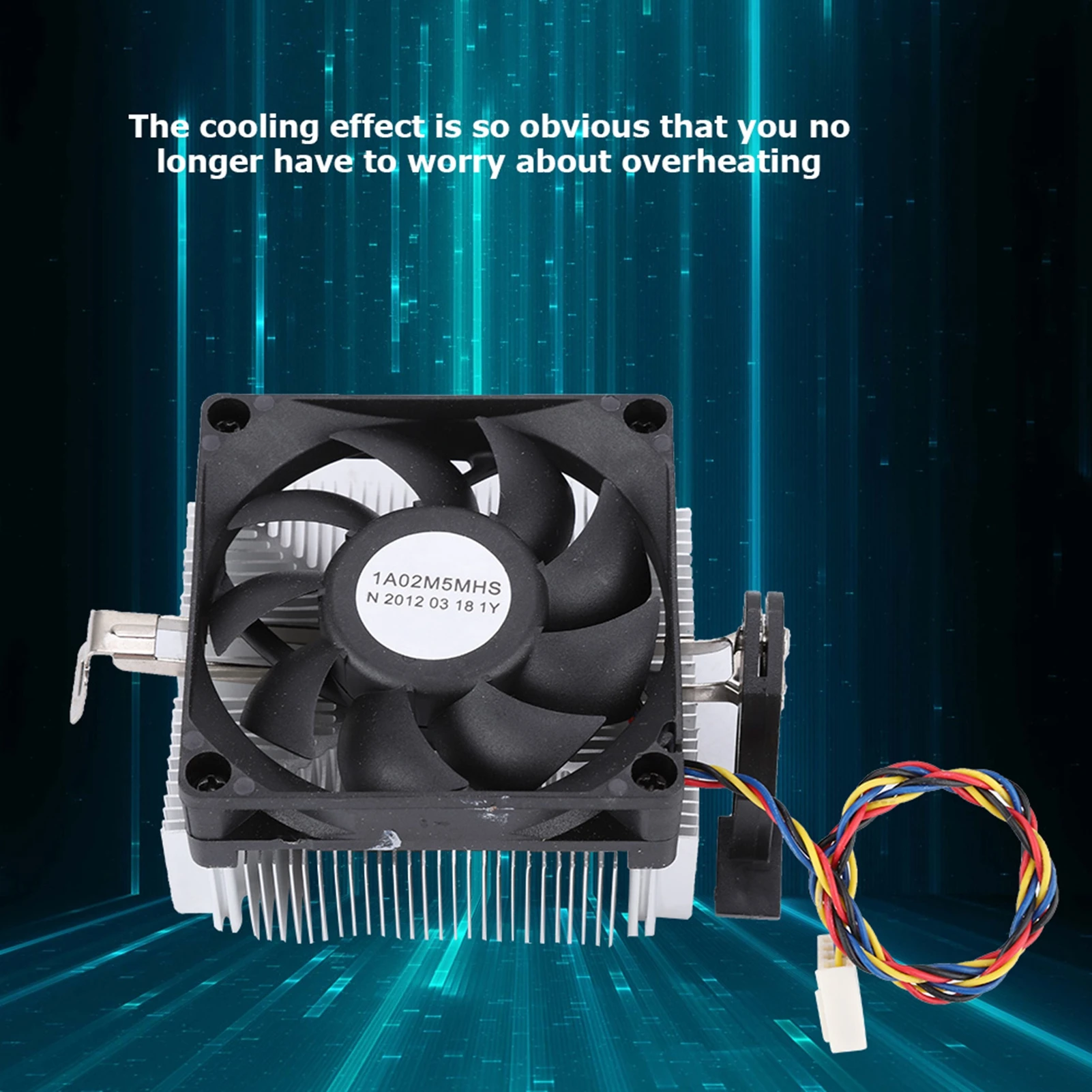 

CPU Cooler CPU Cooling Fan CPU Fan Silent CPU Cooler For AMD CPU Cooler 12V Hydraulic Bearing 2200RPM High Speed 7015 Silent Fan