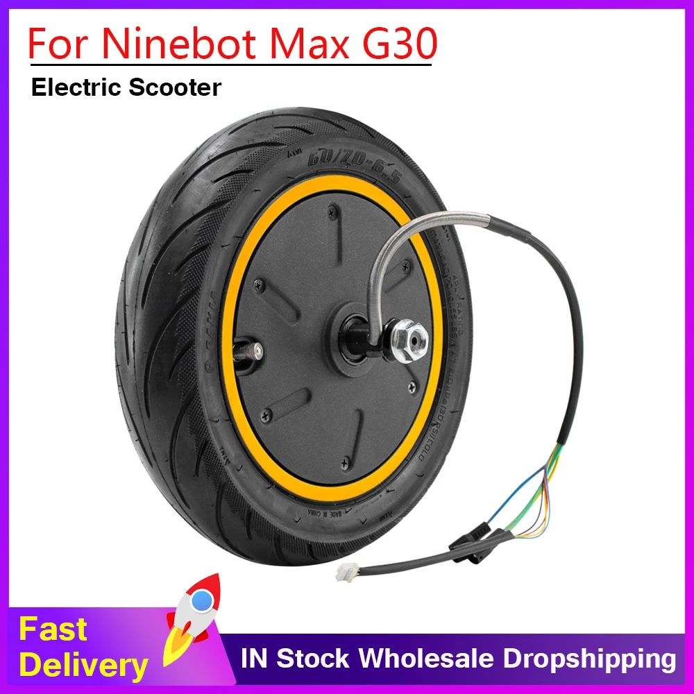 

350W Motor Engine Wheel Assembly Kit for Segway Ninebot MAX G30 KickScooter Electric Scooter Wheel Hub Motor Spare Parts