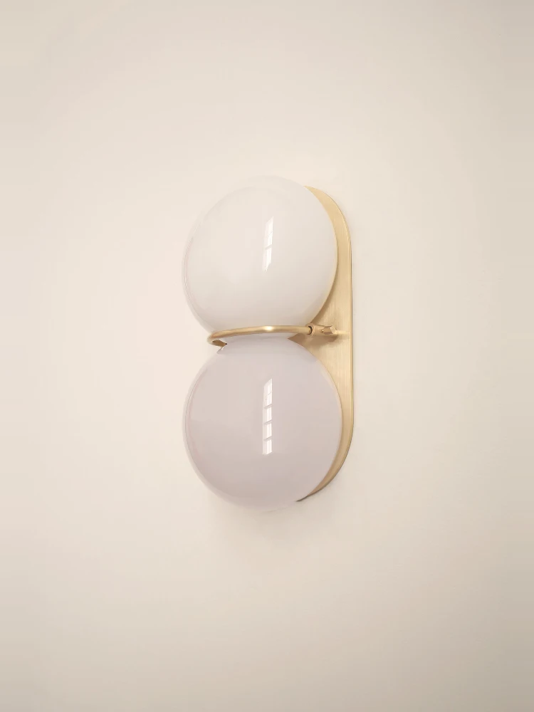 مصباح جداري قديم من الرياح الكريمي الفرنسي، مصباح أمامي بمرآة للسرير والإفطار في الفندق وغرفة النوم وغرفة المعيشة والممر