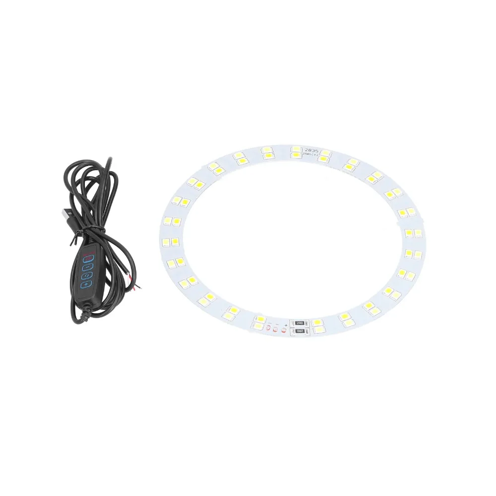 Easy 3V-5V LED Ring Light Board USB Warm Cool Switchable LED Flush Mount Ceiling Fan 10W LED Light Engine Panel Daily Lighting
