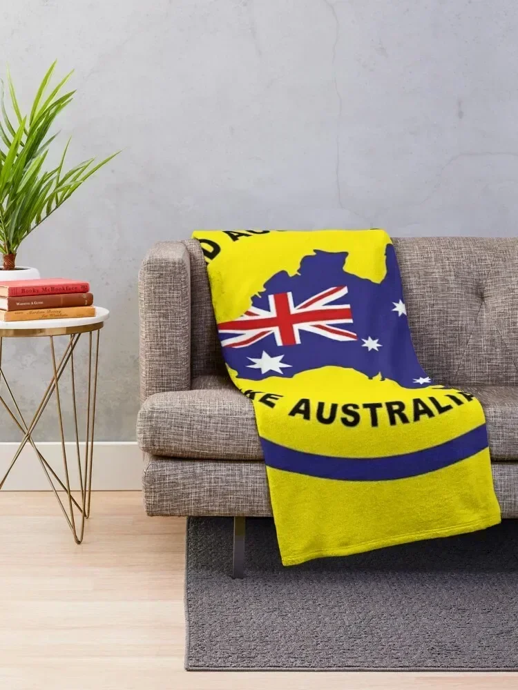 Clive Palmer's United Australia Party Throw Blanket Beach heavy to sleep Blankets