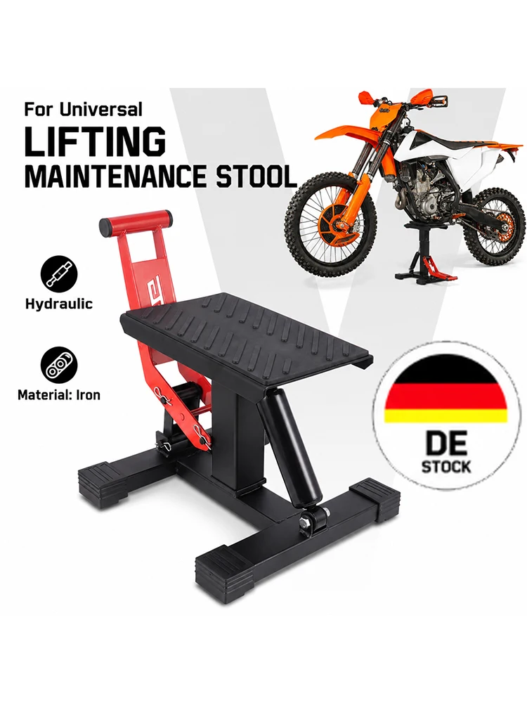 Motorradständer 1000 lbs Kapazität Universal für HONDA KTM Q20 TST IN10 Surron Lightbee Ultrabee Hebebühne Tischhöhe Einstellbar Heben Reparatur Wartung Elektro-Dirtbike