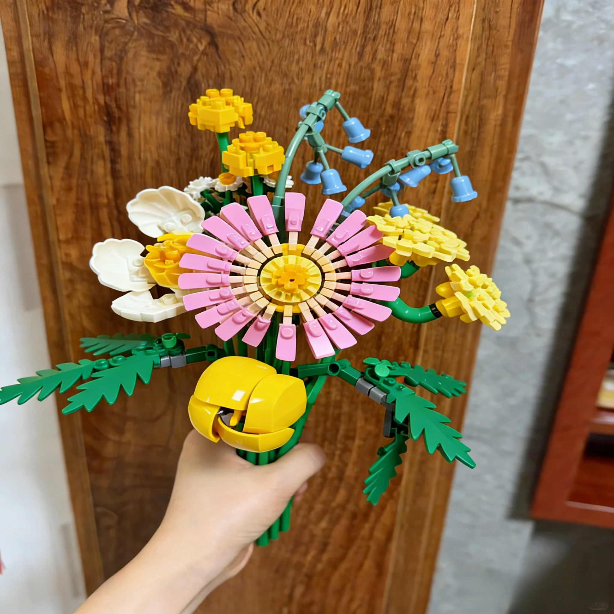 ชุดตัวต่อบล็อก 10347 ช่อดอกไม้สีสันสดใส แสงแดดแสนโรแมนติก เหมาะสำหรับเป็นของขวัญวันเกิด ใช้ร่วมกับตัวต่อเลโก้ได้ 373 ชิ้น