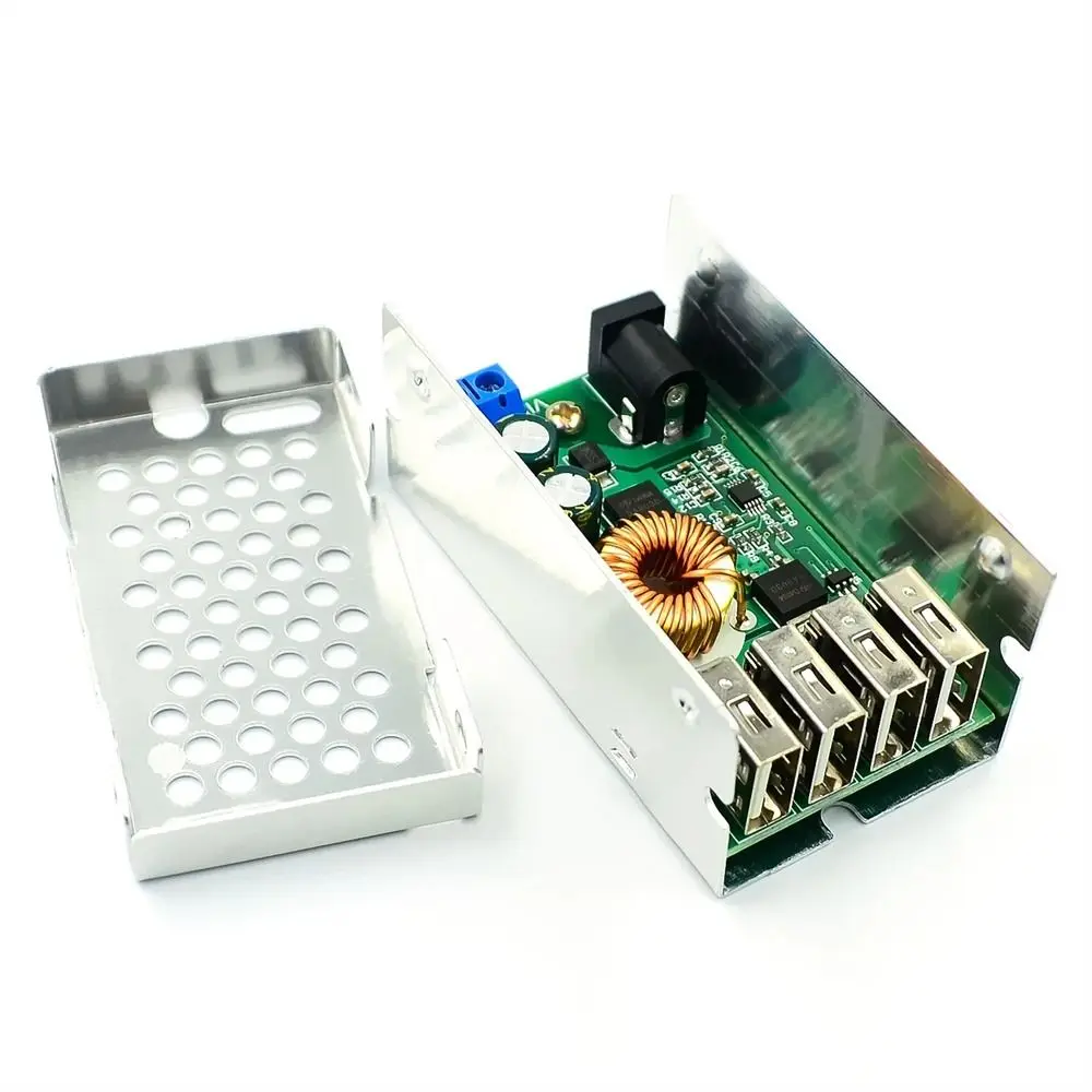 DC-DC Module 9V 12V 24V 36V To 5V Mobile Charger 4 Port USB Step-down Module Step-down Board Charging Board Buck Converter