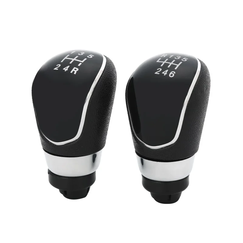 5/6速ギアシフトノブ フォード フィエスタ 2008-2012用 - トランスミッションシフターハンドル、耐久性のある車のコックピットインテリアアクセサリー 2011