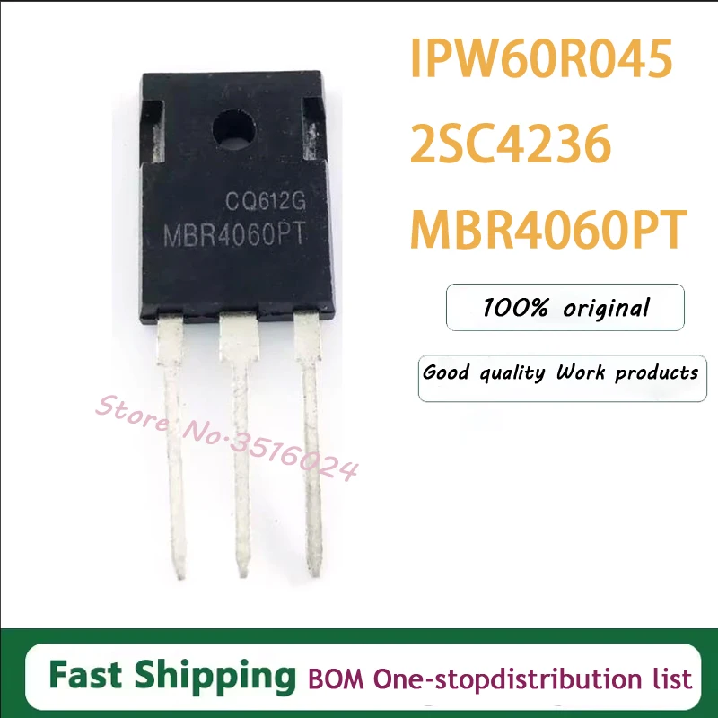 

10 шт./лот IPW60R045 6R045 IPW 60R045 2SC4236 C4236 MBR4060PT MBR4060 4060PT TO-247