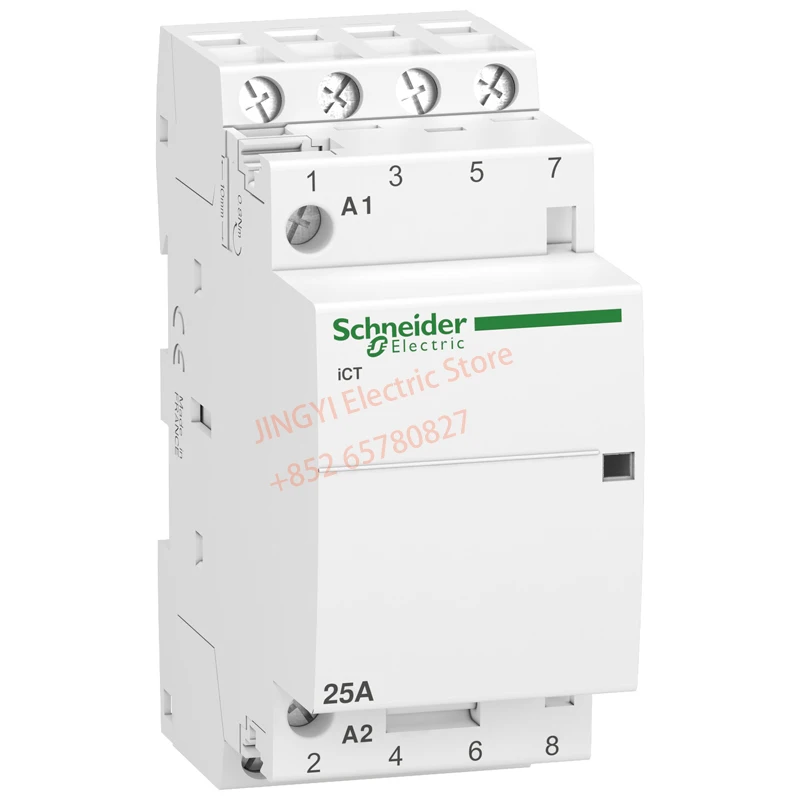 

Schneider ICT модульный контактор, ICT 4P 4NO 220 ~ 240V 25A, A9C20834