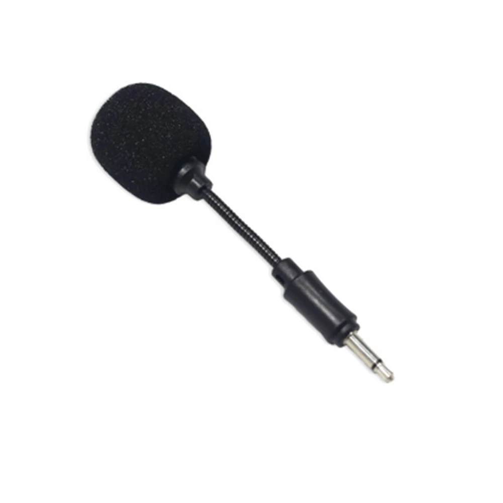 Ruisonderdrukking Mini Microfoon Zwart Mobiele Telefoon Computer Muzikale Omnidirectionele Voor Geluidskaart Mic Microfoon