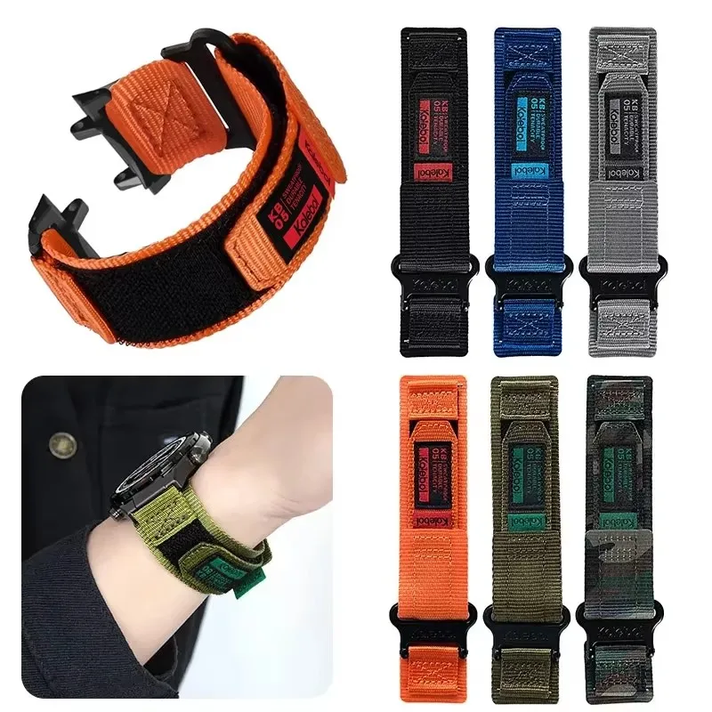 

Tactical Nylon watch strap For Amazfit T-Rex 3 Watch Sport Bracelet For Amazfit T-Rex 3 Smart watch strapReplace Accessories