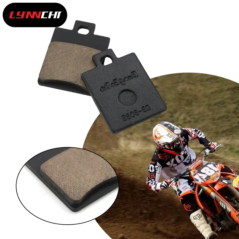 

LYNNCHI Motorcycle Parts Brakes Rear Metal Brake Pad Set For 50cc 70cc 90cc 110cc 125cc Dirt Bike ATV Moped Scooter Universal