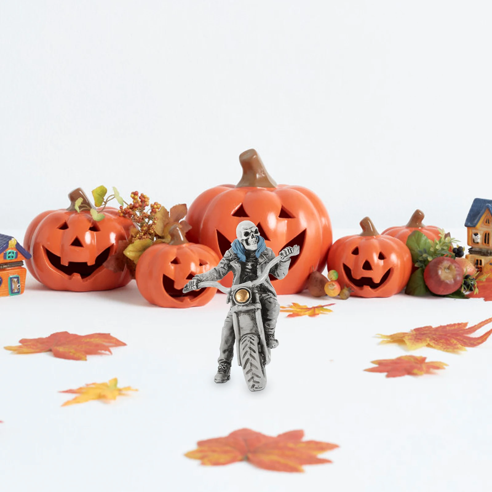 

Statue Ornaments Decoration for Home Desk Resin Small Skeletons Figurines Office Desks