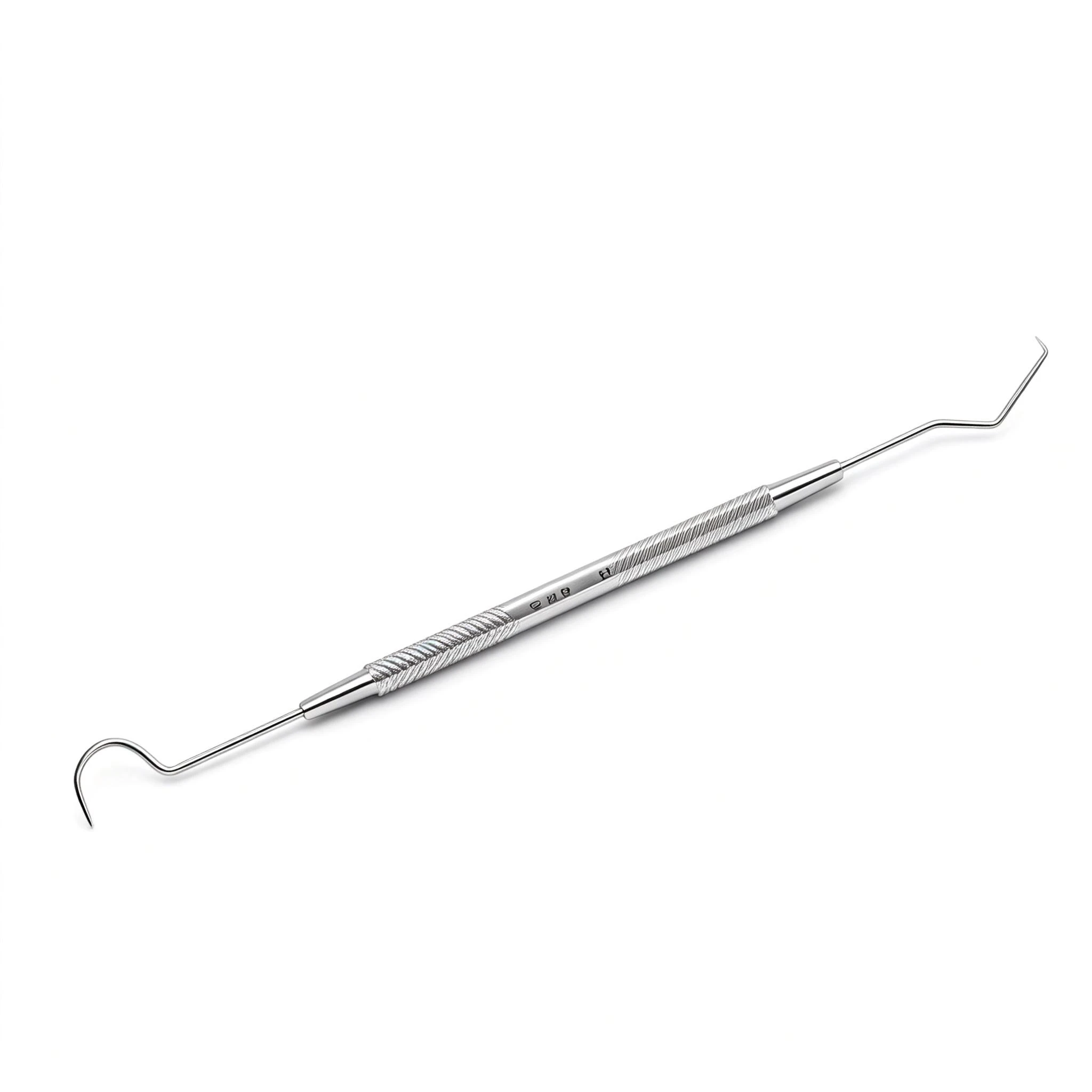 Double-Ended Dental Explorer Stainless Steel Dental Probe for Cavity Detection & Root Canal Exploration toos