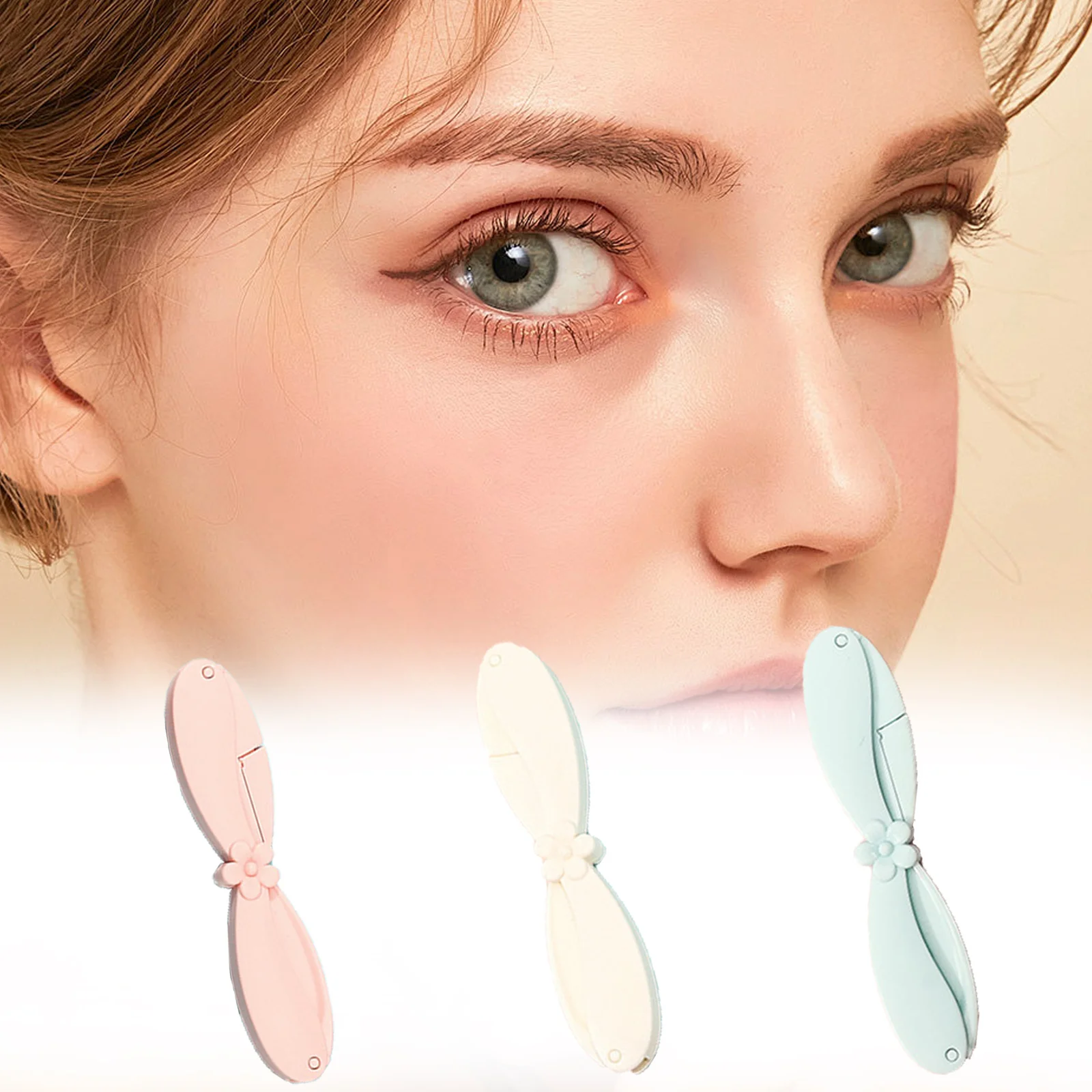 

Folding Eyebrow Trimmer with Comb Micro Blade Safety Protection Eyebrow Scraper Beauty Tools Eyebrow Razor Face Razor