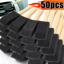 Car Air Outlet Cleaning Sponge Brush Interior Detailing Dust Removal Airs Conditioner Grille Cleaner Brushes Auto Accessories