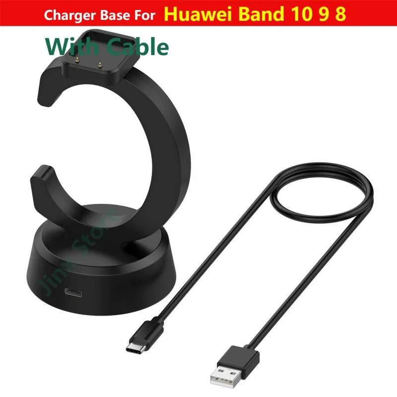 

C Shape Charger Base For Huawei Band 10 9 8 USB A Cable Line Strap Band10 Smart Charging Dock Stand
