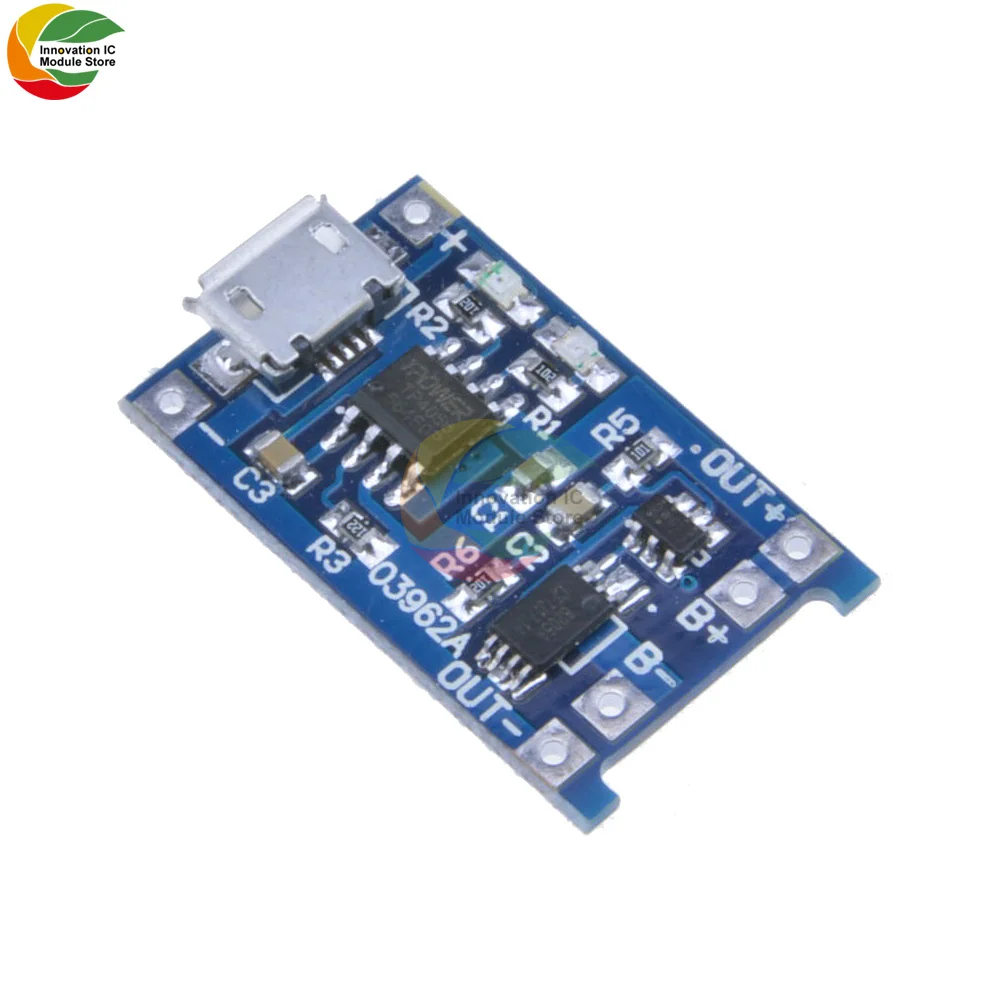10Pcs TC4056A 5V1A Lithium Battery Charging Board With Protection Lithium Battery Charging Mini USB Interface TYPE-C/MICRO/MINI