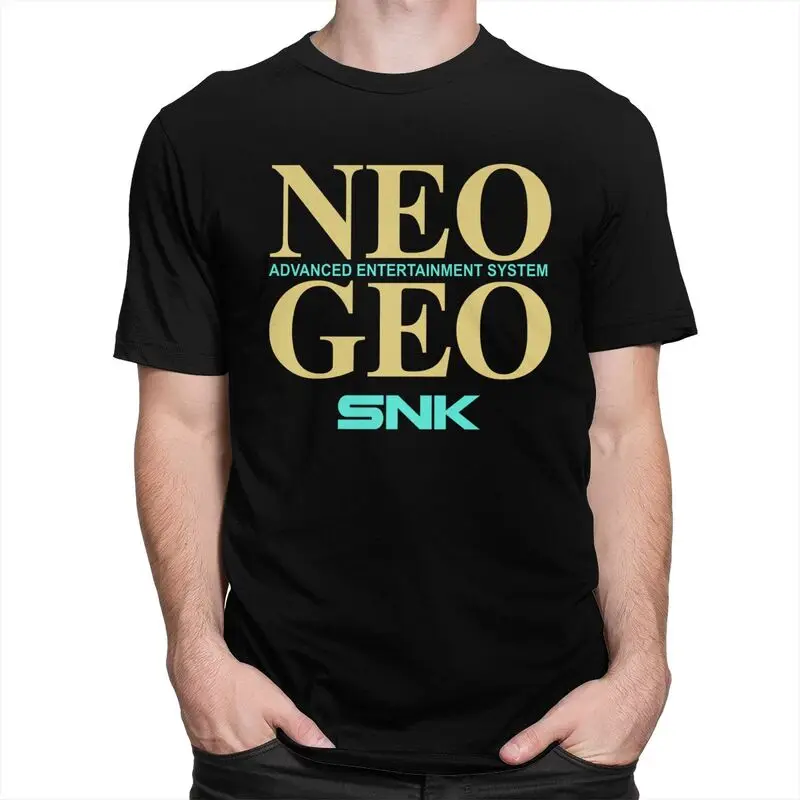 Custom Mens Retro Arcade Game Neo Geo Snk T Shirts Short-Sleeve Cotton Tshirts Classic T-shirt Leisure Tees Loose Fit Clothing